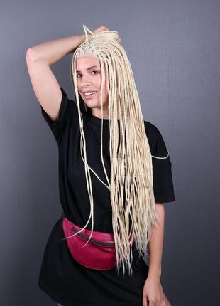 Парик zadira натуральный блонд афрокосы женский длинный на сетке из термоволос4 фото