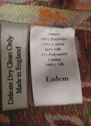 ❤️шикарні брюки з подіуму❤️ люкс бренд erdem, оригінал, шовк8 фото