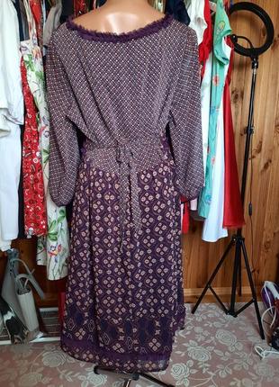 Плаття в стилі бохо етно велике фіолетове per una3 фото