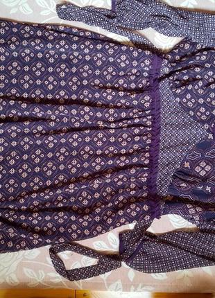 Плаття в стилі бохо етно велике фіолетове per una5 фото