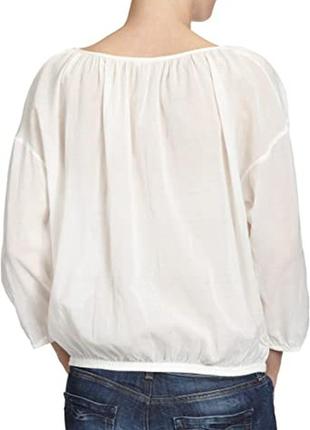 Блуза з вишивкою з патентом на гудзичках невагамо2 фото