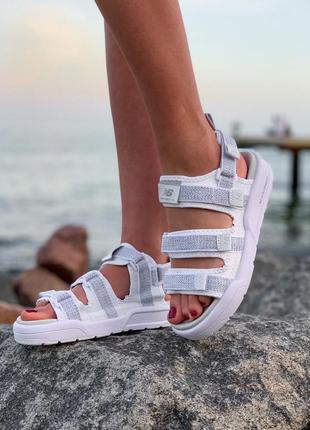 Босоніжки new balance sandal white reflective сандалии9 фото