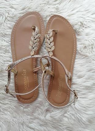 Босоножки, кожа