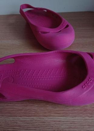 Крокси crocs жіночі рожеві. розмір 6