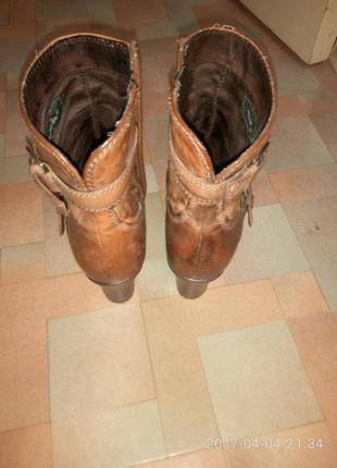 Ботинки кожаные tamaris размер 364 фото