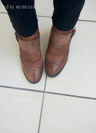 Ботинки кожаные tamaris размер 365 фото