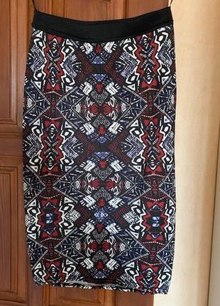 Класна трикотажна спідниця олівець new look, р-н 8\36