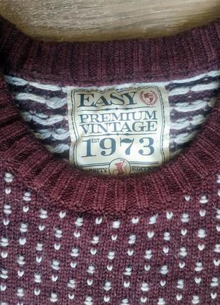 Джемпер свитер пуловер кофта easy premium vintage3 фото