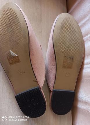 Снижено! женские мюлы шлепанцы туфли замшевые6 фото