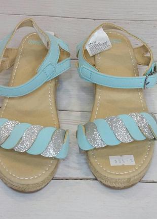 Нові босоніжки для дівчинки gymboree 27р 28р 34р 17см 22см