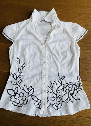 Блуза льняна1 фото