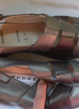 Кожаные босоножки сандали сандалии jenny by ara р.8 р.41 26,5 см9 фото