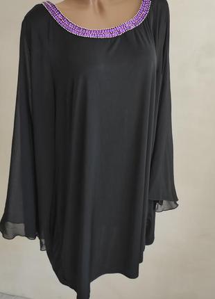 Блуза-туника большого размера 30-32