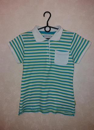 Натуральная футболка-рубашка, поло, яркая футболка,  100% хлопок