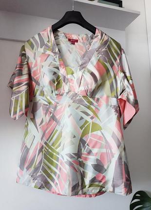 Блузка шелк monsoon размер l-xl