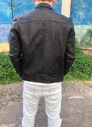 Кожаная кожаная куртка selected diesel all saints brioni allsaints d&amp;g zara tigha kooples religion moncler6 фото