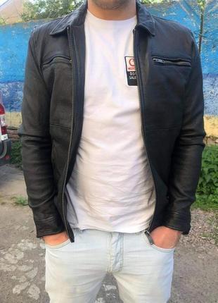 Шкіряна куртка selected