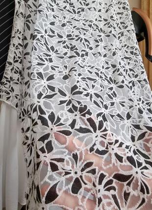 Белый сарафан летний пляжный туника