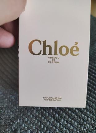 Chloe absolu de parfum , оригінал!1 фото