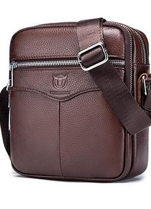 Сумка мужская кожаная через плечо