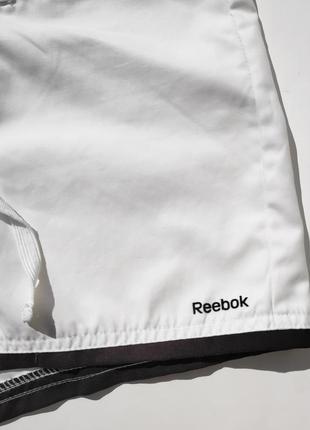 Шорти ✨ reebok ✨ чорно-білі на липучці і зав'язці4 фото