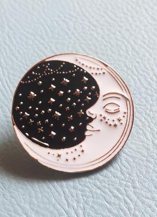 Значок пин, луна 🌙