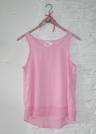 Базовая  майка нежно розового  цвета