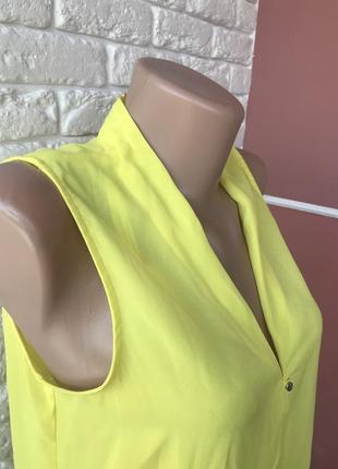 Ярко желтая 🍋 блузка4 фото