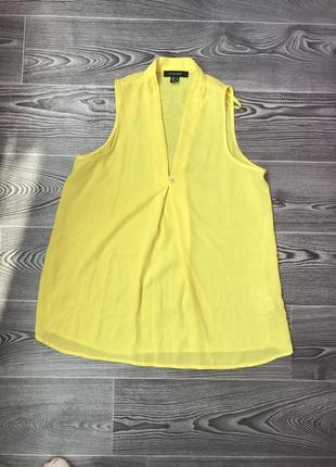 Ярко желтая 🍋 блузка5 фото