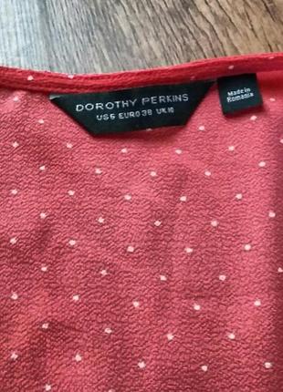 Блуза на запах з воланом dorothy perkins4 фото