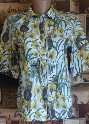 Рубашка,блузка paul&joe sister,100%хлопок,македония1 фото