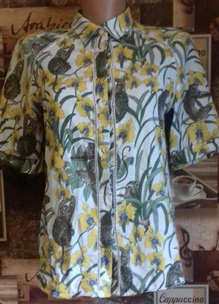 Рубашка,блузка paul&joe sister,100%хлопок,македония2 фото