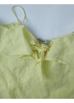 Топ с воланами 🔥zara🔥 лёгкая блузка блуза5 фото