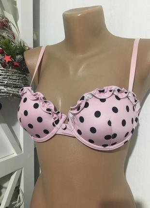 Бюстгалтер горошек