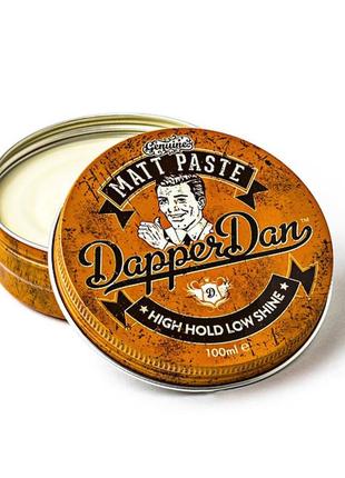 Матовая паста для укладки волос dapper dan matt paste 100 мл