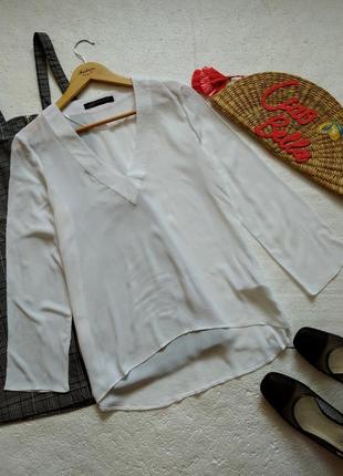 Белая блуза из натуральной ткани