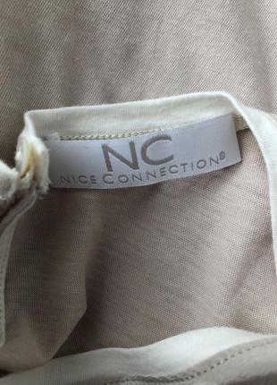 Nice connection стильно літня шовкова блуза в горошок блузка шовк5 фото