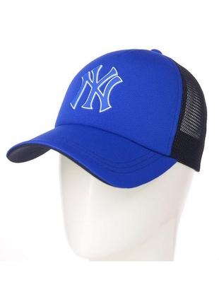 Стильная летняя кепка бейсболка new york yankees нью йорк с сеткой мужская женская3 фото