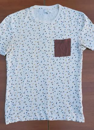Стильная футболка jules с геометрическими узорами,размер s-m