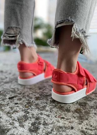 Сандалии adidas Адидас sandals coral, сандалии жёнкие адидас5 фото