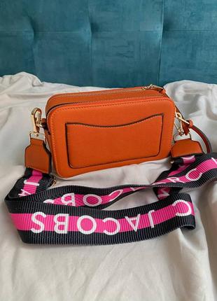 🔥🔥🔥женская сумка в стиле marc jacobs orange7 фото