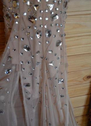 Комбинезон  платье с камнями asos7 фото