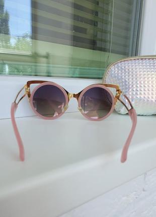 Очки солнцезащитные от солнца розовые хамелеон3 фото