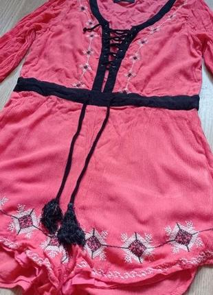 Комбінезон шортами вишиванка з вишивкою комбинезон с вышивкой летний  ромпер2 фото