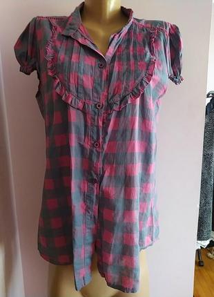 Сорочка жіноча літня, бавовна, l