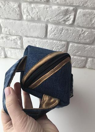 Самая удобная косметичка (джинс)