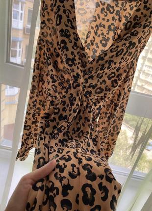 Платье леопард6 фото