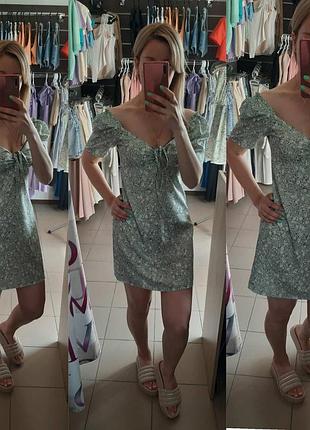 🍀_new_🍀в_наличии_!!! хит сезона !!!💚 прикольное и лёгкое платье !!! 💚