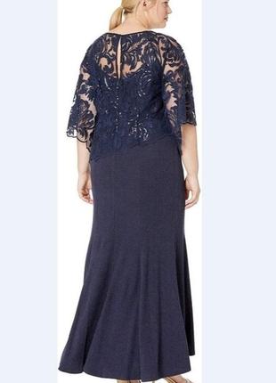 Элегантнтное нарядное платье впол макси le bos размер 18 xl-xxl3 фото