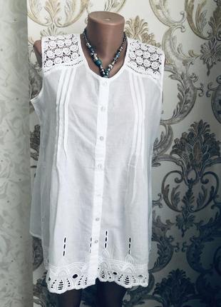 Блуза блузка белая красивая выбитая вышитая кружево ришелье индия прошва просто супер3 фото